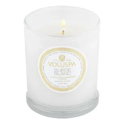 Classic Maison Blanc doftljus 60 timmar, Suede Blanc