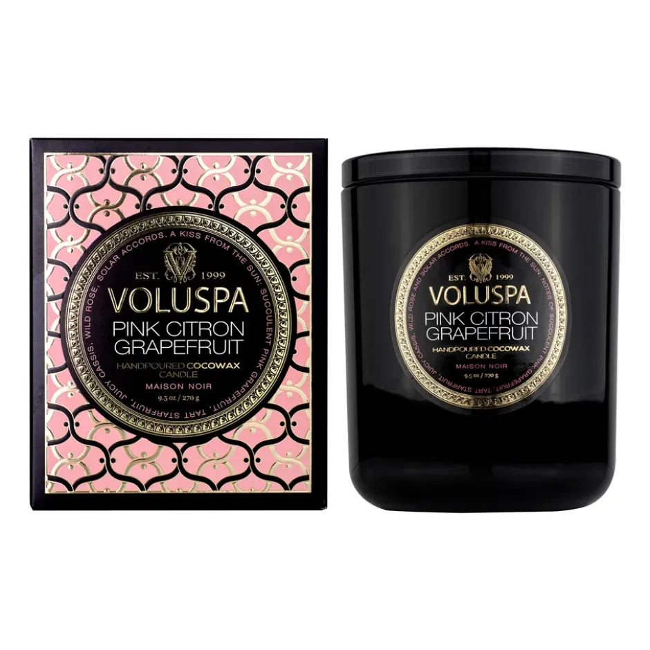 Classic Maison Noir doftljus 60 timmar, Pink Citron Grapefruit