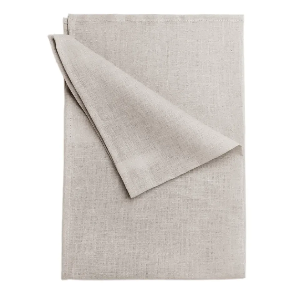 Clean kökshandduk i linne 47x70 cm 2-pack, Greige