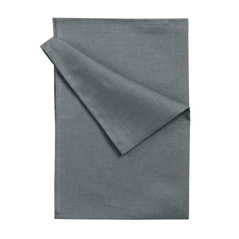 Clean kökshandduk i linne 47x70 cm 2-pack, smokey blue