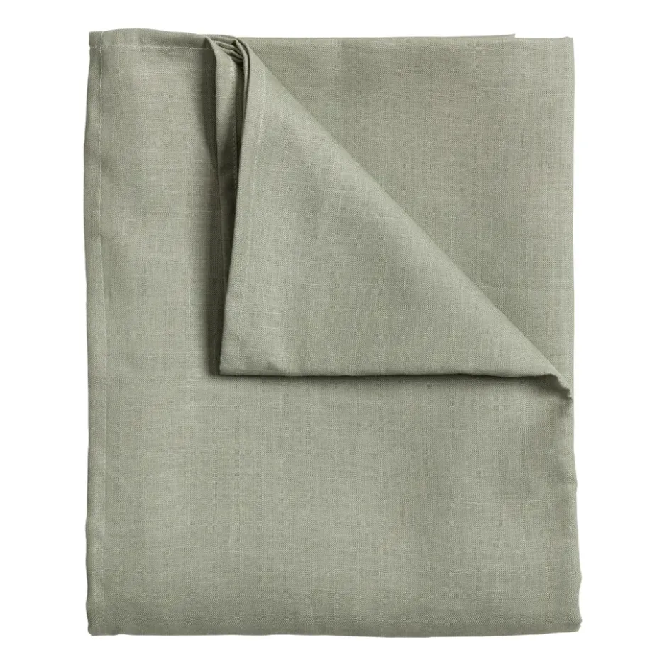 Clean linneduk 145x350 cm, Dusty Green