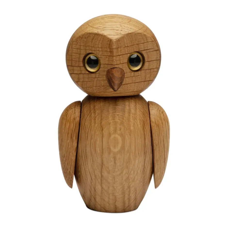 Clever uggla dekoration 10 cm, Ek