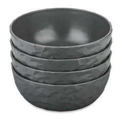 Club skål Ø16,2 cm 4-pack biocirkulär termoplast, Nature ash grey