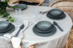 Club skål Ø16,2 cm 4-pack biocirkulär termoplast, Nature ash grey