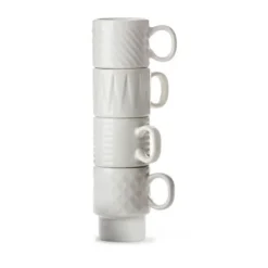 Coffee & More espressokopp 4-pack, Vit