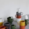 Coffee & More kaffemugg 2-pack, Gul