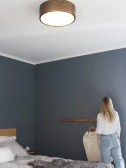 Colmar plafond, Mässing, Ø41x13 cm