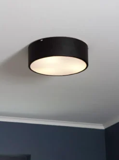 Colmar plafond, Svart, Ø41x13 cm
