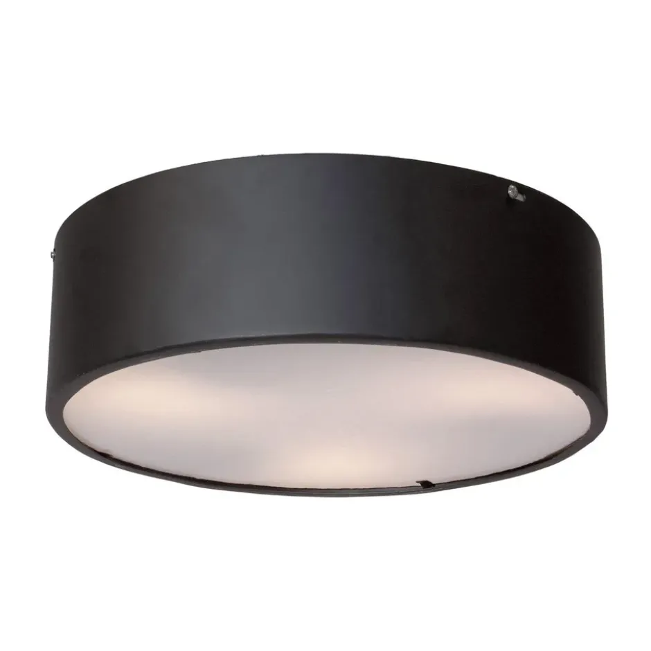 Colmar plafond, Svart, Ø41x13 cm