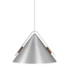 Cone pendel L, Aluminium-valnöt