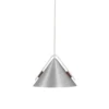 Cone pendel S, Aluminium-valnöt