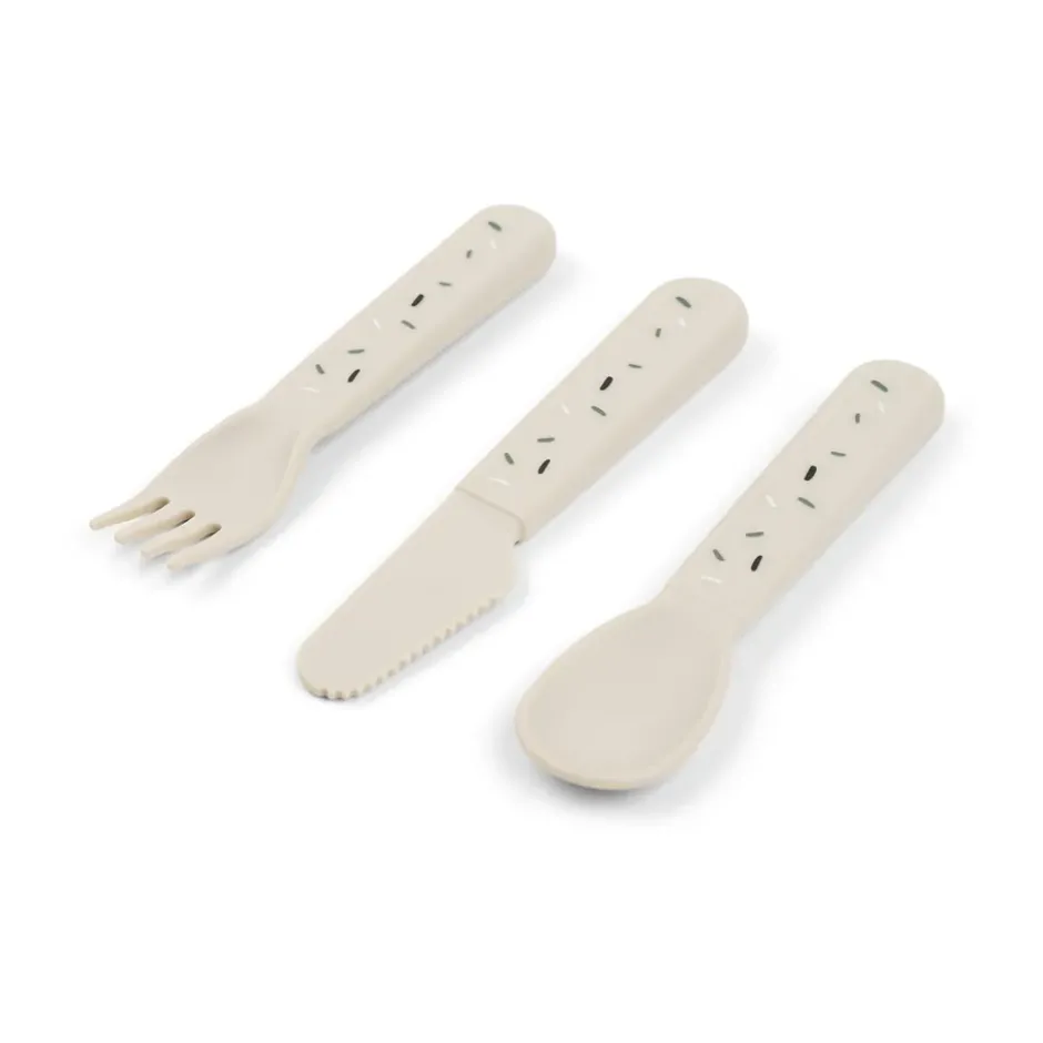 Confetti foodie bestickset 3 delar, Sand