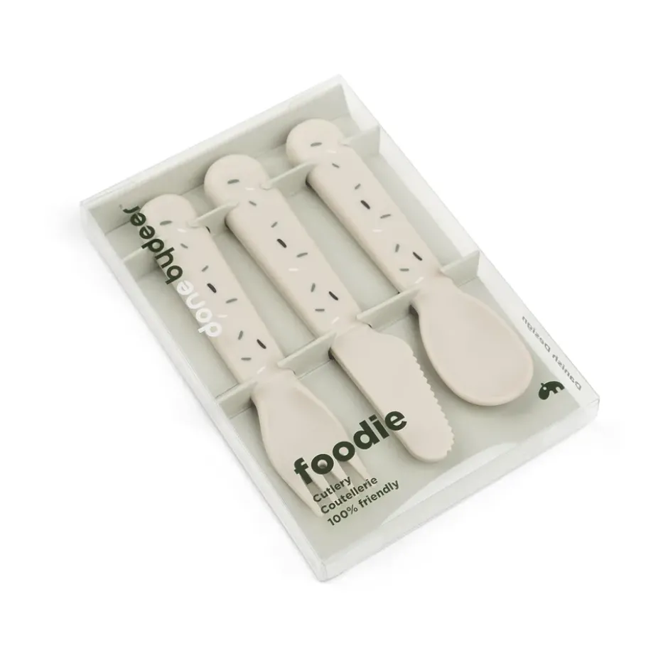 Confetti foodie bestickset 3 delar, Sand
