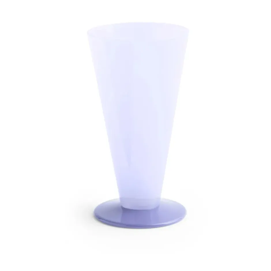Conical vas, Light blue-lavender blue, small