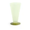 Conical vas, Light green-dark lime, small