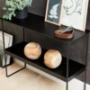 Console Bull avlastningsbord 2 plan, Black
