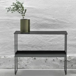 Console Bull avlastningsbord 2 plan, Black