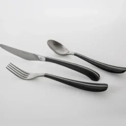 Contour bestickset 24 delar, Svart