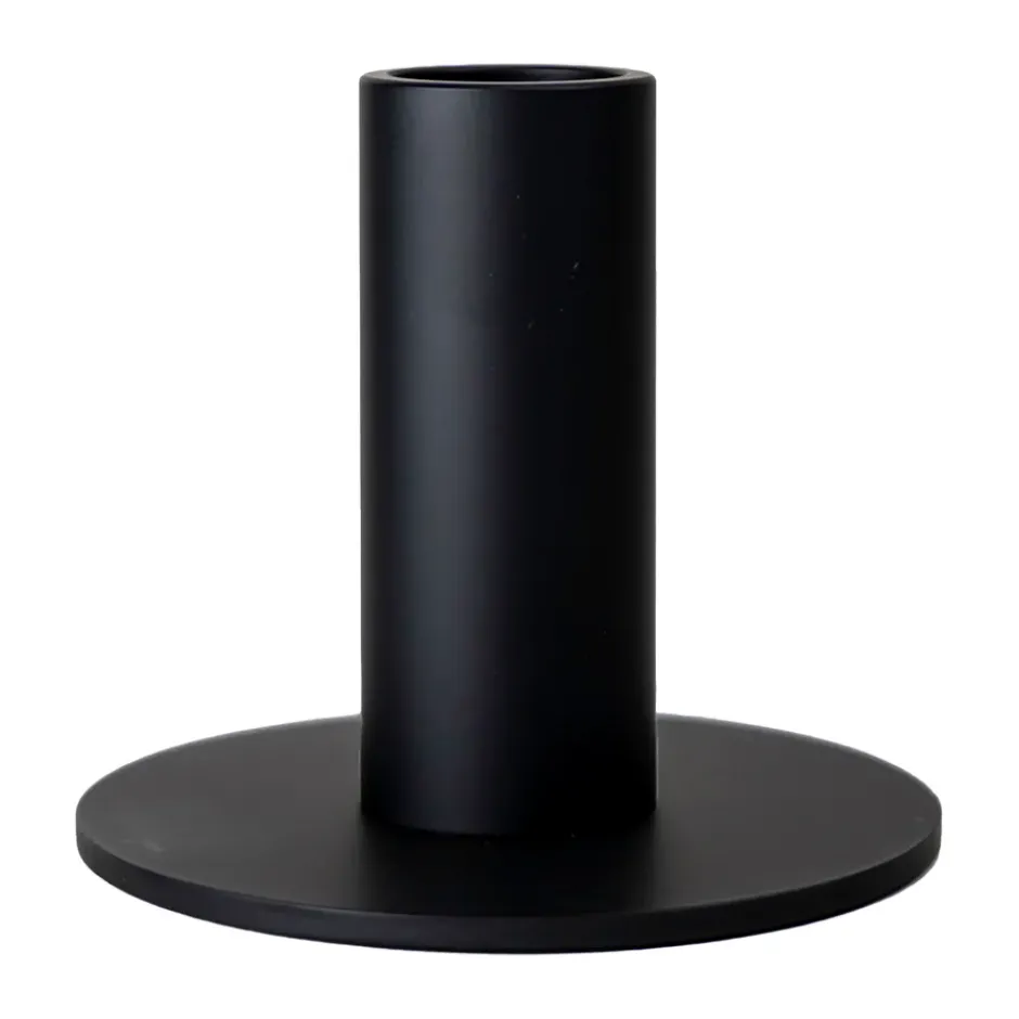 Cooee ljusstake low 7 cm, Black