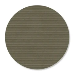 Corduroy glasunderlägg, Army green, circle