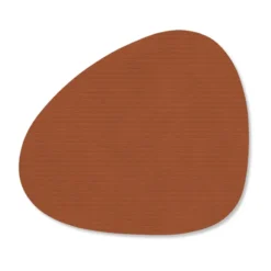 Corduroy glasunderlägg curve, Rust