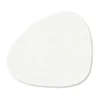 Corduroy glasunderlägg curve, Pure white