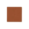 Corduroy glasunderlägg square, Rust