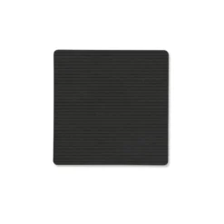 Corduroy glasunderlägg square, Black ink