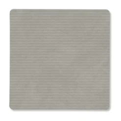 Corduroy glasunderlägg square, Light Grey
