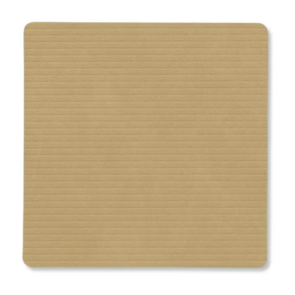 Corduroy glasunderlägg square, Khaki