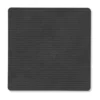 Corduroy glasunderlägg square, Black