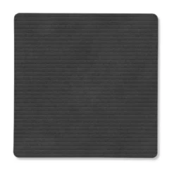 Corduroy glasunderlägg square, Black