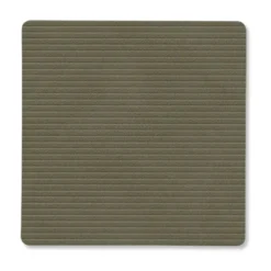 Corduroy glasunderlägg square, Army Green