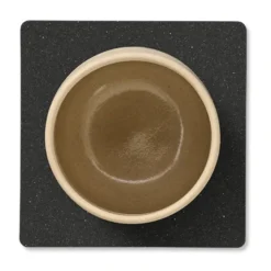 Core glasunderlägg square, Flecked anthracite