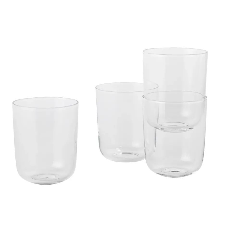 Corky glas högt 4-pack, Klar