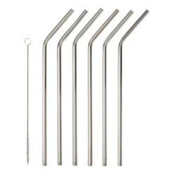 Corrigan sugrör 23 cm 6-pack, Rostfritt stål