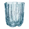 Crackle vase cirkulär 12,1 cm, Klar