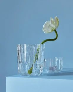 Crackle vase 12,1 cm, Klar