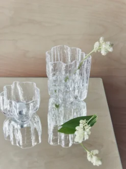 Crackle vase 12,1 cm, Klar