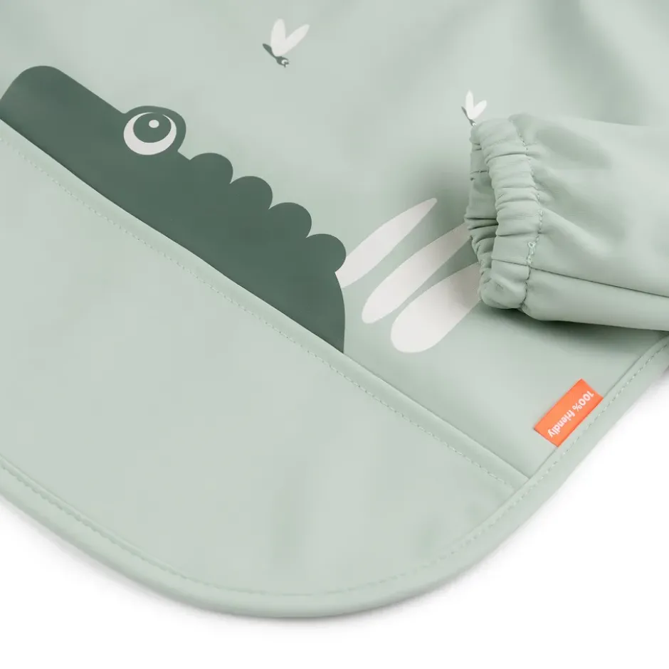 Croco haklapp med ärm, Green