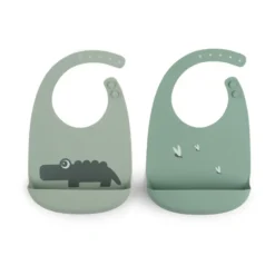 Croco haklapp 2-pack, Green