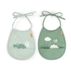 Croco Tiny haklapp 2-pack, Green