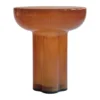Crown sidobord tall Ø45 cm, Caramel