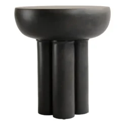 Crown sidobord tall Ø45 cm, Coffee