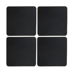 Cuba glasunderlägg 4-pack, Black