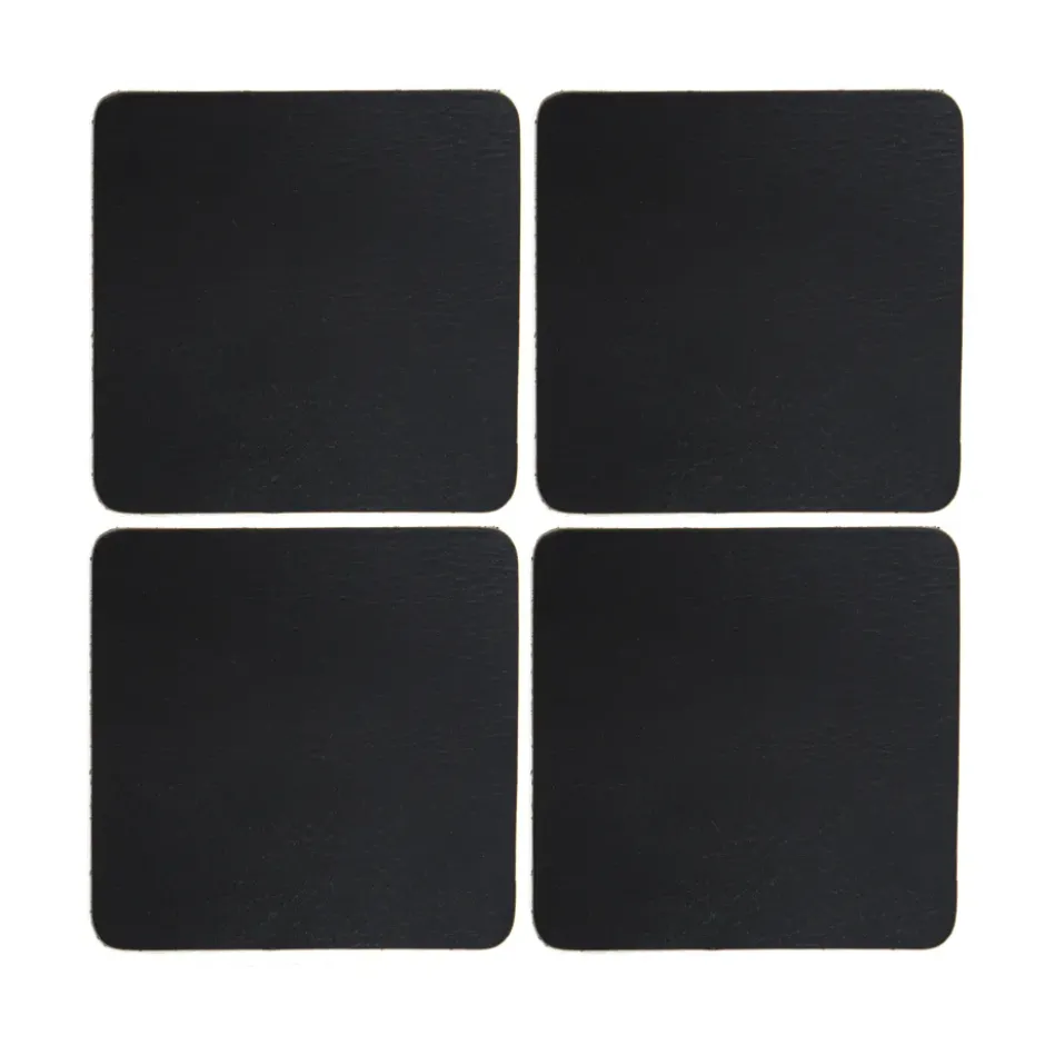 Cuba glasunderlägg 4-pack, Black