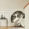 Curva bord 45 cm, Silver