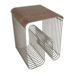 Curva bricka/toppanel till Curva pall 33 cm, Valnöt