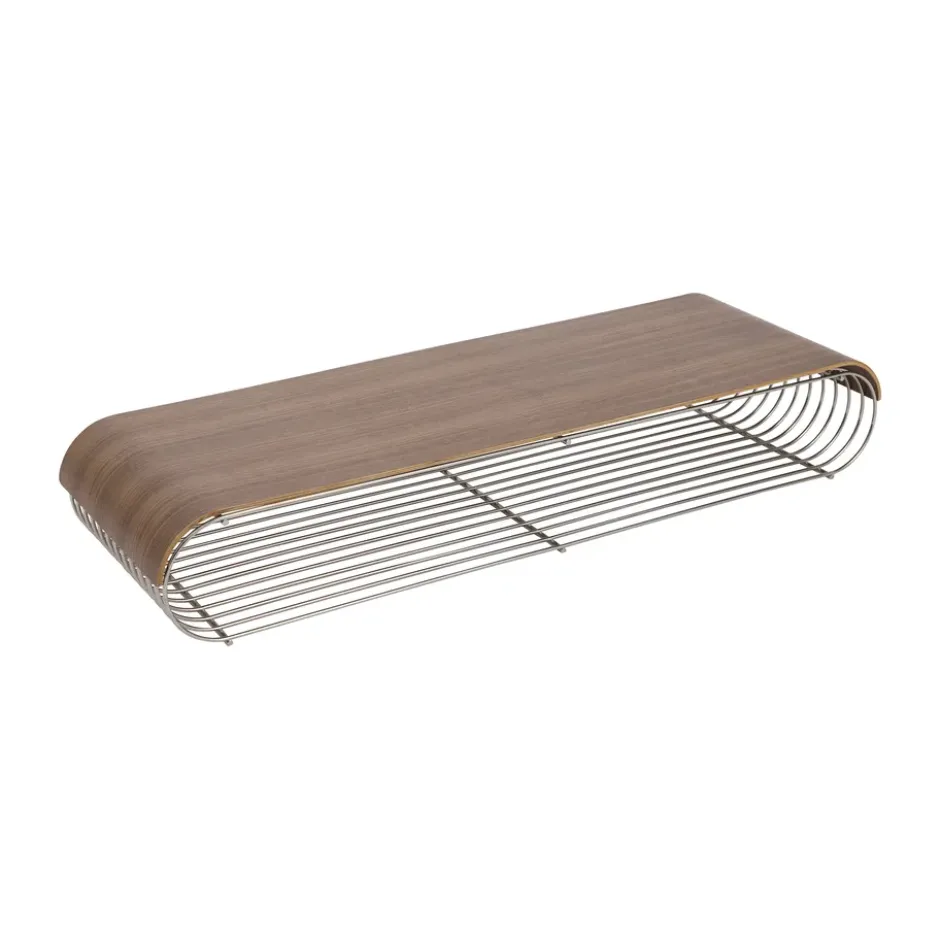 Curva bricka/toppanel till Curva hylla 80,4 cm, Valnöt