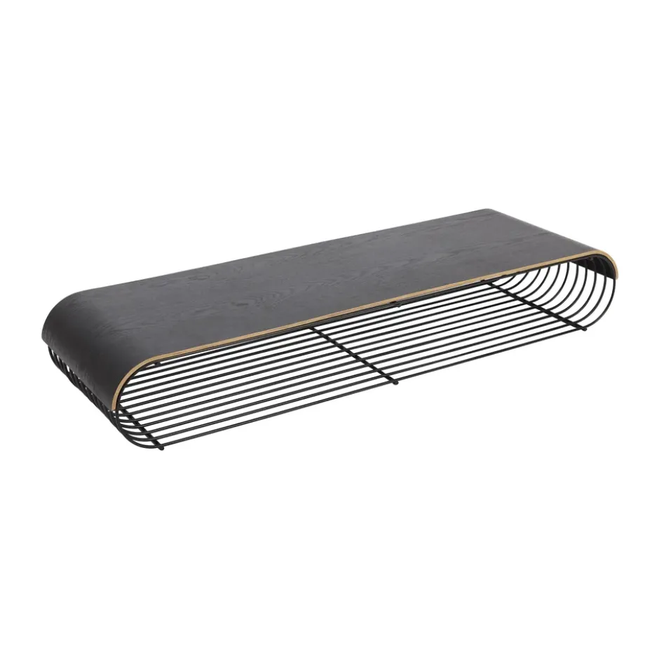 Curva bricka/toppanel till Curva hylla 80,4 cm, Svart